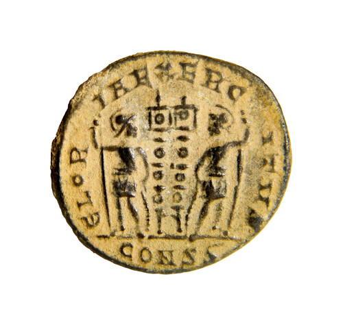 Authentic roman coin high - authentic,