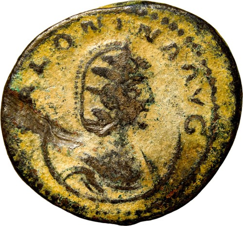 Certified authentic roman coin - certified,