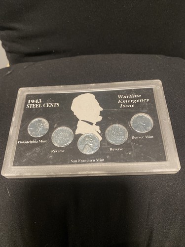 1943 steel cents wartime - 1943,