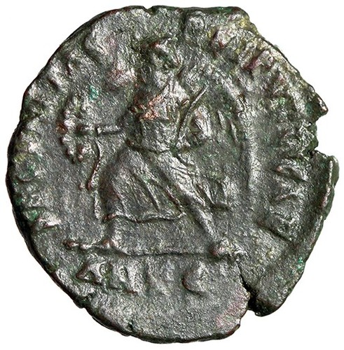 Angel victory roman coin coa - victory,