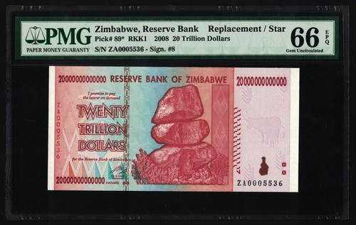 Trillion dollars zimbabwe - 20,