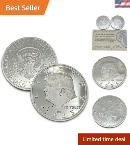 Authentic 2025 trump coin - trump,