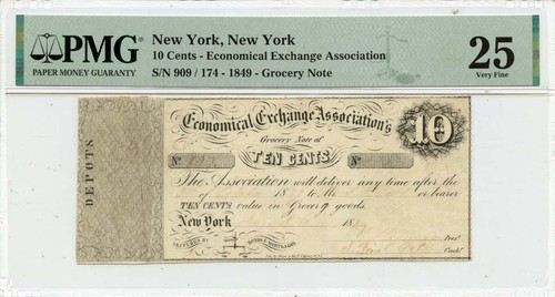 1849 cents new - 1849, york