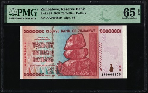Trillion dollars zimbabwe - 20,